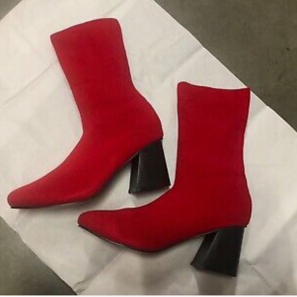 Block Heel Ankle Boots, 40, NWB
